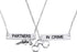 MJartoria Best Friend Necklaces Partners in Crime Engraved Friendship BFF Necklace for 2(Silver color3)...