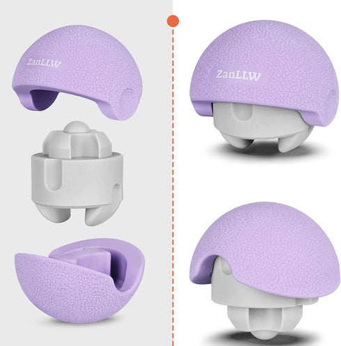 ZanLLW® Massage Lacrosse Ball Therapy for Deep Tissue, Trigger Point, Myofascial Release, Muscle Ball Physical Therapy for Plantar Fasciitis, Back...
