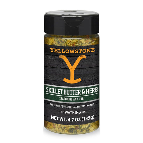 Yellowstone Skillet Butter & Herb Seasoning and Rub, 4.7oz...