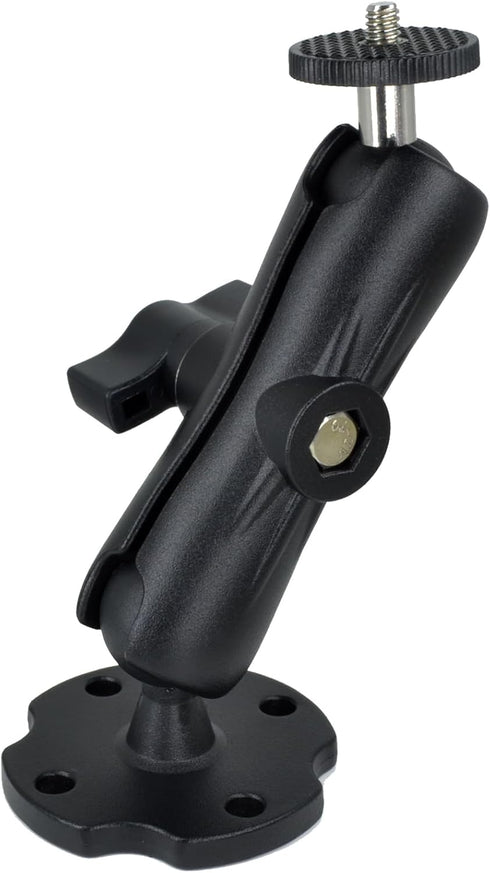 Aluminum Camera Mounts Heavy Duty Camera/Video Cameras Wall Mount Free Rotation 1/4"-20x0.25 & Compatible with RAM B Size 1" Ball Components...