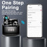 Wireless Earbud, Bluetooth Headphones 5.3 Stereo Bass Earphones 2023 Noise Cancelling 40H Dual Mic Call Earbud in-Ear USB-C LED Display IP7 Waterp...