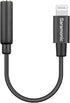 Saramonic 3.5mm TRRS to Lightning Female Adapter Cable, SR-C2002 3.5mm Micro Lightning to Apple Cable MFi Certified Compatible with iPhone, iPad S...