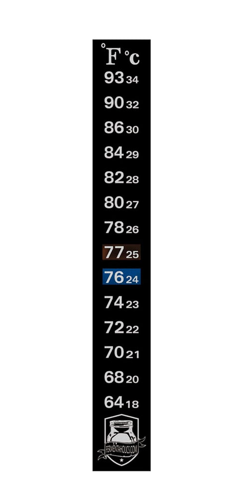 3 Pack Kombucha Fermentation Adhesive Strip Thermometer - Displays Temperature in Degrees in Celsius and Fahrenheit - Easy to Use - Accurate - Gre...