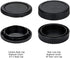 2 Pack RF Mount Body Cap Cover & Rear Lens Cap for Canon EOS R100 R50 R8 R R3 R5 R6 Mark II R7 R10 RP Mirrorless Camera & RF Mount Lenses,with 2 E...