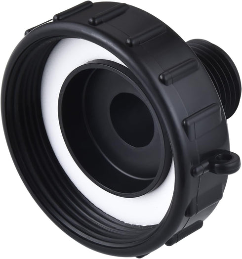 275 330 IBC Tote Tank Food Grade Drain Adapter, 2.44" (62mm) Fine Thread x 3/4"Garden Hose, Water Hose Male Adapter for Garden Hose...