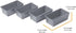 Chicago Metallic Commercial II Non-Stick Mini Loaf Pans, 5-3/4 by 3-1/4 by 2-1/4-Inch, Gray , 4 Count (Pack of 1)...