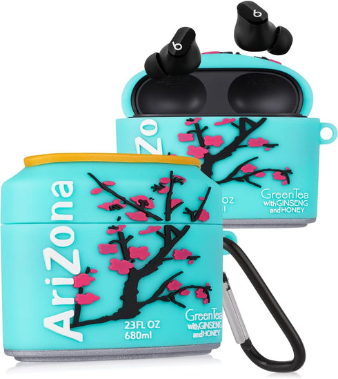 Jowhep Case for Beats Studio Buds Funny Unique 3D Design Cute Silicone Cover Fashion Kawaii Cool Fun Cartoon Wireless Powerbeats Cases for Beats E...