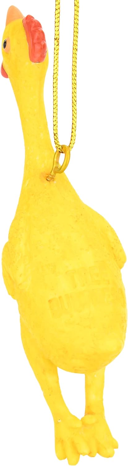 Tree Buddees Funny Rubber Chicken Christmas Ornaments...