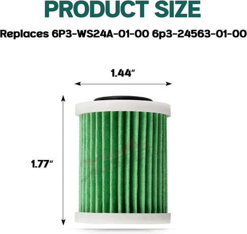 Xislet Primary Fuel Filter Element Compatible with Yamaha Outboard F150-250 4 Stroke Replaces 6P3-WS24A-01-00 6p3-24563-01-00 (2006 and Later)...