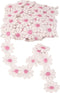 Honbay 5 Yards Decorating Lace Embroidered Trim Ribbons for Sewing or Craft Decoration (Daisy Pink)...