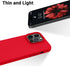 OTOFLY Designed for iPhone 14 Pro Case, Silicone Shockproof Slim Thin Phone Case for iPhone 14 Pro 6.1 inch (Red)...