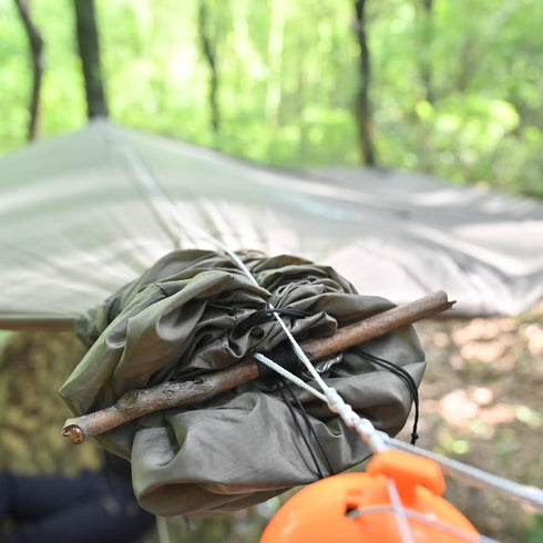 onewind One Piece Tarp Sleeve 12ft, Camping Rain Fly Snakeskin for Tarp Easy Storage and Display, Lightweight and Breathable for Outdoor Camping, ...