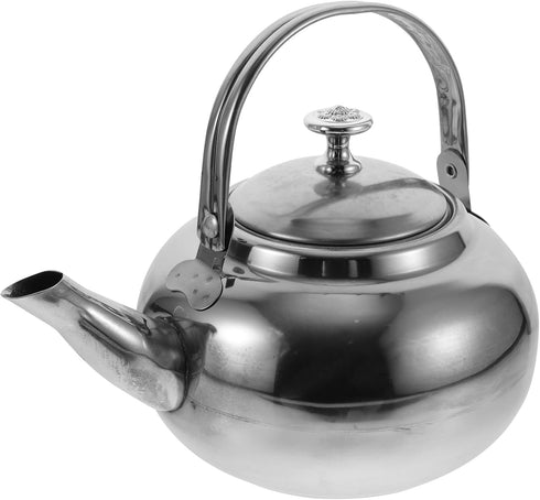 PRETYZOOM Stainless Steel Tea Pot with Infuser,Tea Kettle 16cm Stovetop Teapot Hot Water Pot Teapot Blooming and Loose Leaf Tea Maker Tea Brewer f...