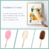 Lambs Wool Duster for Cleaning Window Blinds Computer Furniture TV Computer Screens Bookshelves Solid Wooden Handle Natural Feather Duster,16'', Y...