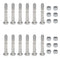 (12 Set of) 51001500 5/16" Snow Blower Shear Bolts & Nuts Compatible with Ariens ST1032 ST1028 ST824 ST828 Snow Thrower Auger, Replaces 510015, AM...