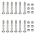 (12 Set of) 51001500 5/16" Snow Blower Shear Bolts & Nuts Compatible with Ariens ST1032 ST1028 ST824 ST828 Snow Thrower Auger, Replaces 510015, AM...