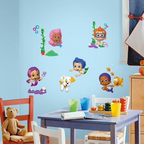 RoomMates RMK2404SCS Bubble Guppies Peel and Stick Wall Decals...