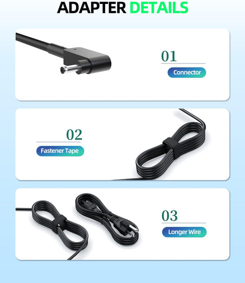 45W Superer AC Charger Fit for Acer Spin 1 N16W2 N17H2 N18H1 Swift 1 N17W6 N17P2 N15V2 N16C4 N16P5 N17P3 N17W7 N17W3 N18P2 Laptop Adapter Power Su...