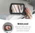 Car Sun Visor Vanity Mirror, Clip-on Rear View Sun-Shading Cosmetic Mirror with HD Glass, Auto Sun Visor Makeup Mirror, Universal Interior Car Acc...