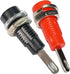 2mm Banana Socket - Red and Black, Solder-Type, Panel Mount for RC Models, Instruments, Audio, 5 Pairs...