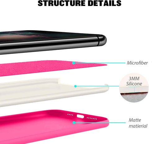 ZUSLAB Case Compatible with Apple iPhone 11 Pro Max Phone Silicone Gel Rubber Bumper Cover, Slim Thin Hard Shell Shockproof Full-Body Protective C...