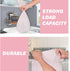 4 gallon Strong Trash Bags Garbage Bags, Bathroom Trash Can Bin Liners, Small Plastic Bags for home office kitchen bedroom, pink...