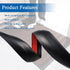 Floor Transition Strip Self Adhesive Carpet & Flooring Transitions Edging Trim Strip PVC Threshold Transitions Suitable for Threshold Height Less ...