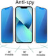 2 Pack Matte Anti-Blue Privacy Tempered Glass for iPhone 13 Pro/iPhone 13 / iPhone 14 Anti-glare Anti-Spy Screen Protector Anti- Peeping Film Elec...