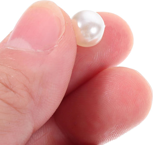50pcs Pearl Buttons Craft Buttons Replacement Buttons Faux Pearl Beads Sewing Buttons Pants Buttons Sew on Clothing Buttons Shank Buttons Shirt Bu...