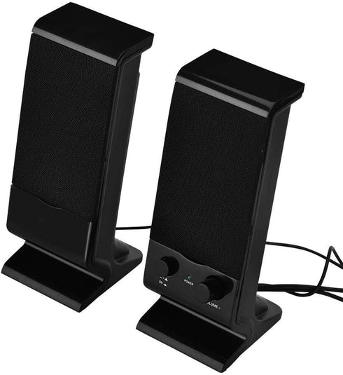 Computer Speakers,Wired Speakers for PC Desktop Laptop Tablet Smartphones,Mini USB 2.0 Speaker Subwoofer...