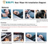 Rear Windshield Wiper Blade Arm Set for Kia Sorento 2015-2020 Rear Windsheild Back Wiper Arm and wiper Blade with Cover Assembly...