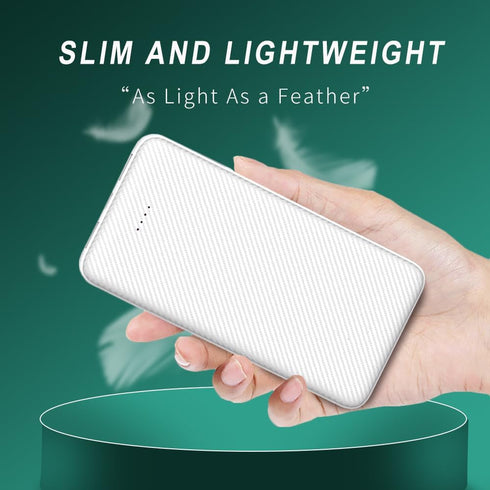 SLuB Portable Charger, 12000mAh Portable Power Bank, 3A USB C Fast Charging Battery Pack, Portable Phone Charger, Slim Portable Phone Battery Char...