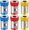 6 Pieces Bit Magnetizer Ring Magnetic Screw Holder Rings 1/4 Inch Hex Shank Carbon Steel Electric Drill and Hand Tools Screwdriver Driver Bits Mag...