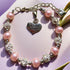DOLON Gift for Granddaughter Bracelet Jewelry with Rhinestone Balls Faux Pearl...