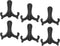 uxcell 6pcs 6" Easel Plate Holder, Plastic Folding Display Stand Black for Decorative Picture Frame...
