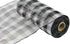 10 inch x 30 feet Deco Poly Mesh Ribbon - Black and White Plaid Mesh...