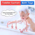Baby Sensory Teething Chew High Chair Suction Toys for Infant Toddlers 6 12 18 24 Months, Food Grade Silicone Teether with Oak Loop Montessori Edu...