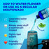 Concentrated Water flosser Rinse | Irrigant | Add to Waterpik Water Flossers | Mint Flavor | 1:10 = 44 fl.oz | Alcohol Free, Fluoride Free. Made i...