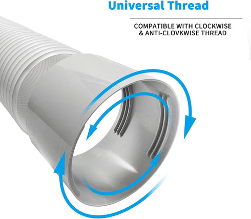 Air Conditioner Hose Extention Coupler 5 Inches, Portable AC Exhaust Vent Hose Connector Coupling Universal Fits Clockwise and Counter-Clockwise T...