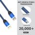 USB to USB Cable 3FT,Durable Braidedfor USB 3.0 Male to Male Type A to Type A Cable Data Transfer Compatible with Hard Drive, Laptop, DVD Player, ...