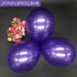 Jonhamwelbor Dark Purple Balloons 12 inch 100 Pack Deep Royal Purple Latex Balloons for Women Girl Birthday Baby Shower Wedding Bachelorette Party...
