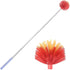 Cobweb Duster with Extension Pole, 59" Adjustable Stainless Steel Pole, Washable Duster with Medium-Stiff Bristles for Ceiling Fan, High Ceilings,...