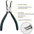 Snap Ring Pliers Set, 2pcs 7" Internal/External Circlip Pliers Kit with Bent Jaw, Heavy Duty Precision Spring Loaded Pliers for Ring Remover Retai...