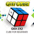 Qidi Speed Cube 2x2- Smooth Bright-Light Sticker(Classic Colors) - 2x2x2 Puzzles Toys, The Most Educational Toy to Effectively Improve Child's Con...
