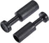 uxcell Push to Connect Fittings, Cap Style Pneumatic Blanking Plugs, Fit for 12mm Inner Dia. Air Hose Tube Pipe, Plastic, Black, Pack of 10...