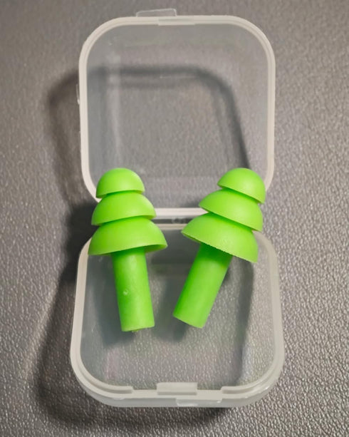 10 Pairs Noise Cancelling Ear Plugs, Premium Soft Silicone, Reusable, Waterproof, Hypoallergenic, Earplugs for Swimming, Airplanes, Concerts, Shoo...