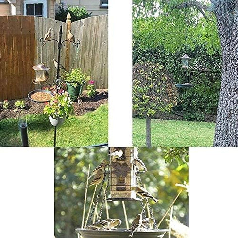 Bird Seed Catcher Tray Platform Feeder Hanging Tray Fits Most feeders Catches Most Falling Seed and Husk Great for Attracting Birds Outdoors, Back...