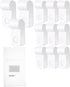 12 Pcs Dutch Oven Lid Protector Clips Replacement Plastic Clips for Stacking and Storage Plastic Bumpers for Display and Storage and Stacking of D...