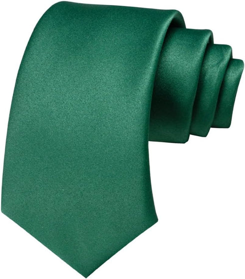 RBOCOTT Solid Color Polyester Tie Necktie for Men (8cm)...