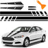 6PCS Racing Stripes for Cars - 2PCS Car Hood Decal + 2PCS Car Side Decals + 2PCS Car Mirror Stickers,Water-Resistant Stylish Car Decal Exterior Ca...